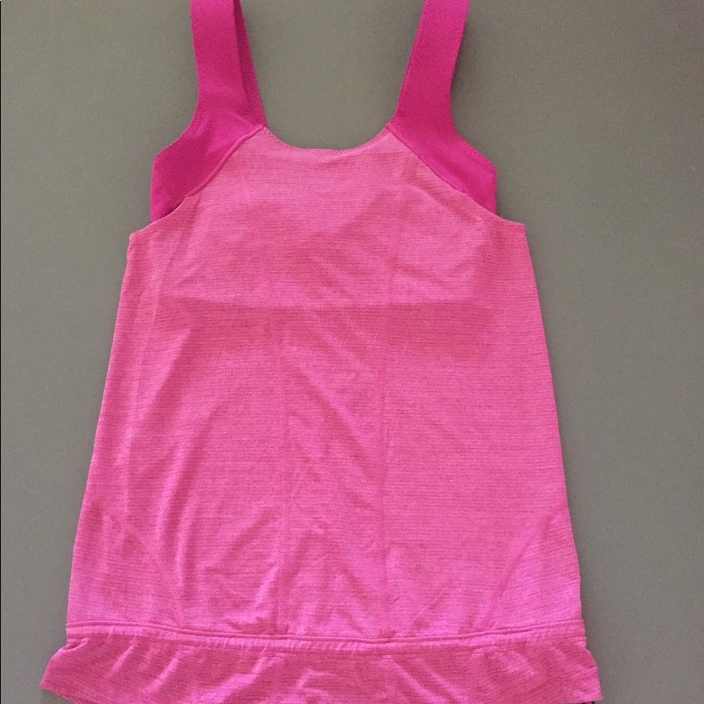 Lululemon Pink Run Times Tank Size 4